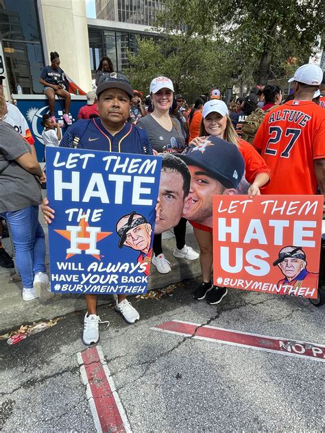 Large Crowds Line Streets Celebrate 2022 Houston Astros World Series