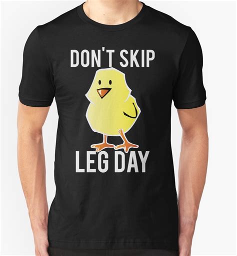 Dont Skip Leg Day T Shirts And Hoodies By Mralan Redbubble