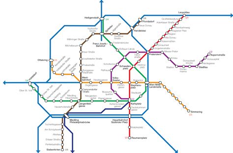 Vector Map Of The Vienna Subway By M A X A M On Deviantart