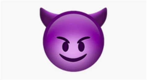Purple Devil Emoji Png Devil Emoji Transparent Png Transparent Png