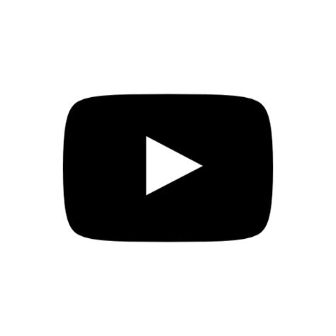 Youtube Icon Png Black And White Imagesee