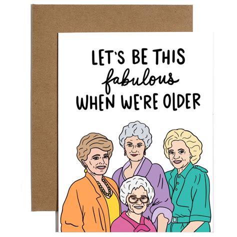 Fabulous Golden Girls Birthday Card By Brittany Paige Canada