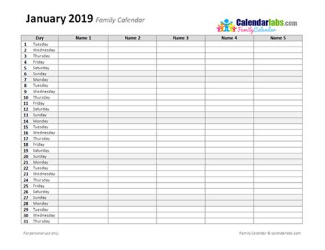 Blank Calendar Wonderfully Printable 2019 Templates 2020 Yearly