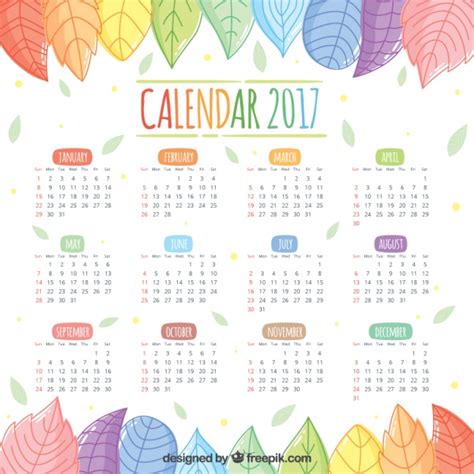 Recursos Educativos Primaria Calendarios 2017