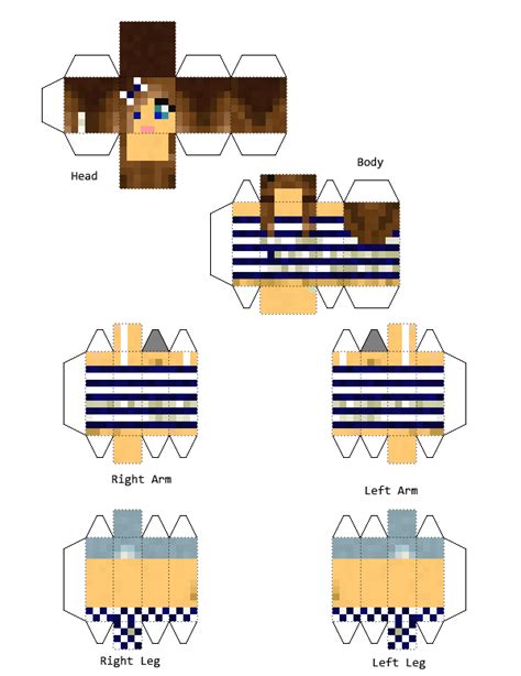Free Papercraft Template Minecraft Papercraft Skin Images And Photos