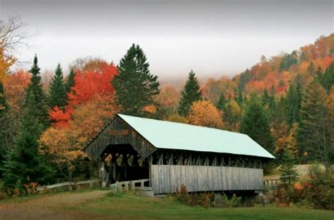 Explore 10 Of The Most Beautiful Maine Covered Bridges This Fall