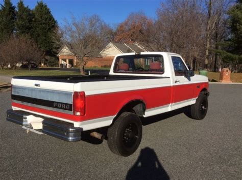 Ford F250 Diesel 4x4 Clean Low Miles Classic Ford F 250 1992 For