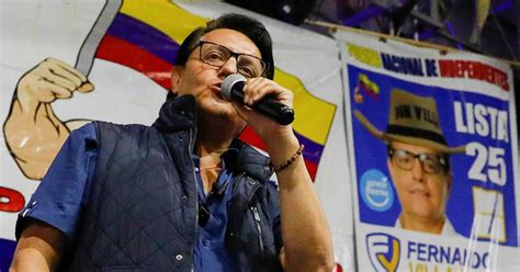 Ecuador Candidatos Presidenciales Lamentan Y Condenan La Muerte De