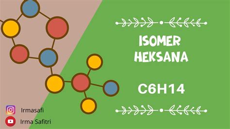 Isomer Heksana C6h14 Youtube