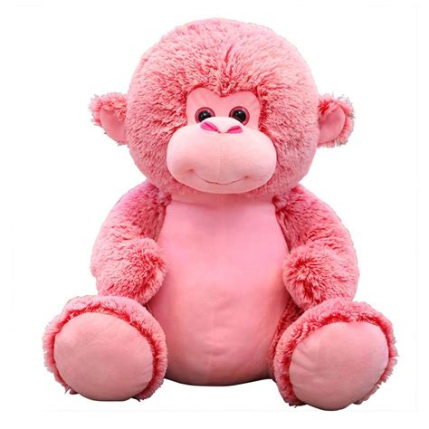 Buy Pink Monkey Plush Toy 20 Inch Super Soft Huggable Deluxe Furry
