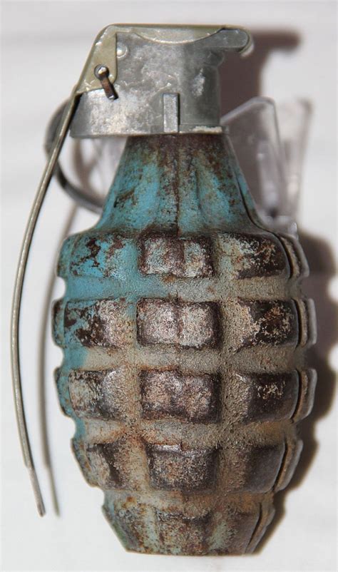 E505 Inert Wwii Mkii Practice Grenade With M10a3 Fuse B And B Militaria