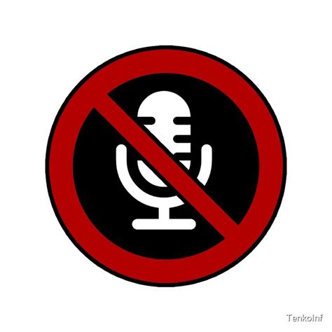 Mic Muted By Tenkoinf Redbubble