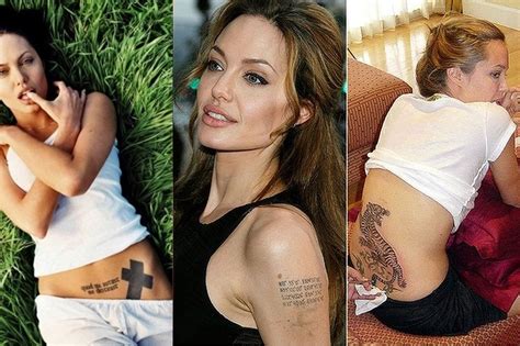Todas As Tatuagens Da Tatuagens Da Angelina Jolie Significados