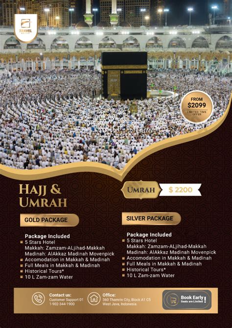 Umrah Hajj Package Flyer Template Ai Free Download Pikbest