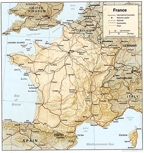 Free Maps Of Northern France