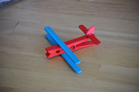 Clothespin Airplane Crafts For Kids Crafts Operation Christmas Child