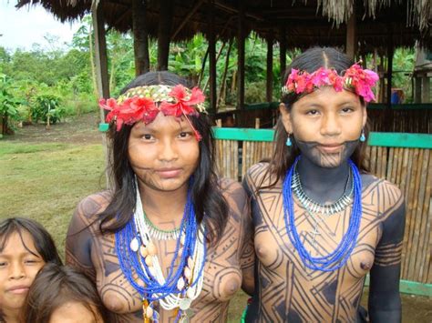 Indios Embera Indigenous Village Woman Mujeres Panama A Photo On Flickriver