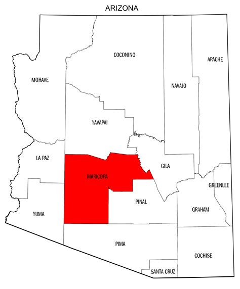 Map Of Maricopa County Arizona Hiking In Map Vrogue Co