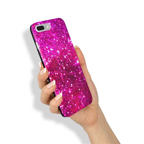 Bright Pink Glitter Sparkly Phone Case T Glitter Phone Cases