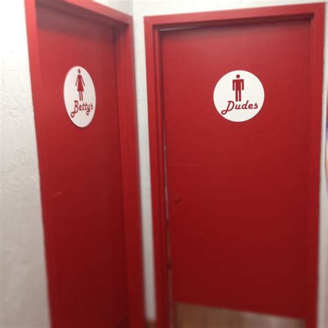 Cool Restroom Door Signs Yelp