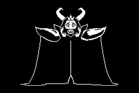 The Pixel Drawing Of Asgore Undertale Amino