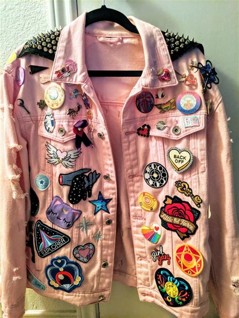 Then you'll have a great diy battle jacket that you'll be embarrassed to wear in public. Sailor Moon Punk Jacket in 2020 | Diy denim jacket, Punk jackets, Diy jacket