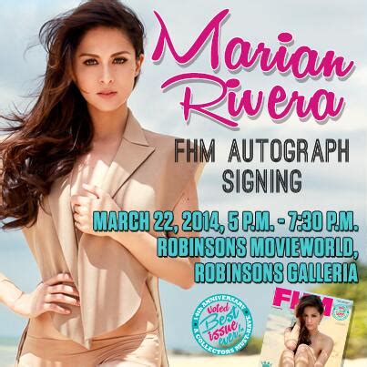 Marian Rivera To Break Her First Record Of The Most Attended Fhm
