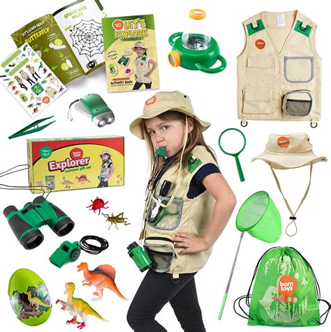 Born Toys Kids Explorer Kit And Kids Adventure Kit Kids Camping Safari