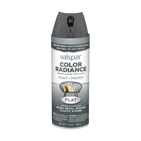 Valspar 6 Pack Flat Blindfold Spray Paint And Primer In One Net Wt 12