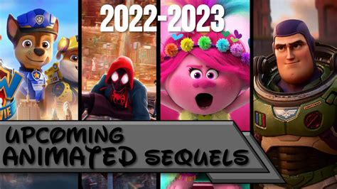 Upcoming Animated Sequels 2022 2023 Youtube