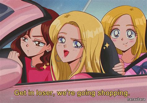 🌸 On Twitter Its October 3rd So Mean Girls As A 90s Anime 💄💖