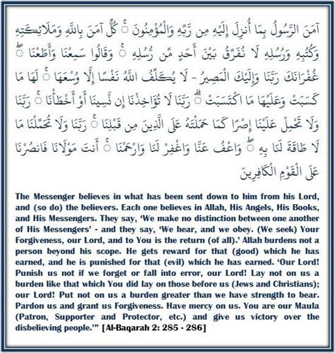 Surah Baqarah Last Ayat In Hindi IMAGESEE