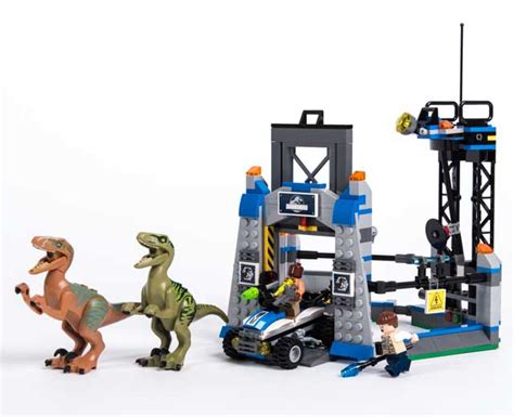 Jurassic World Lego Raptor Escape Build Playset Charlie Echo Review