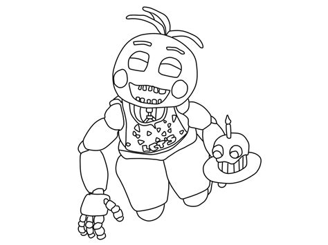 Chica Five Nights At Freddys - Free Colouring Pages
