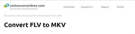 How To Convert Flv To Mkv