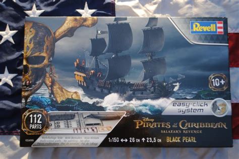 Pirates Of The Caribbean The Black Pearl 1150 Scale Revell Revell