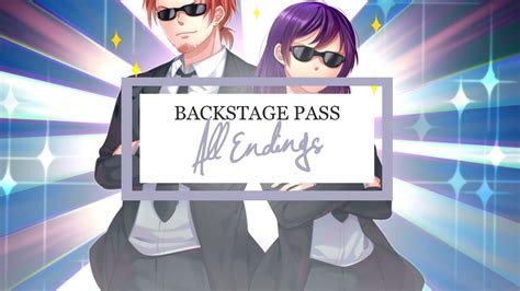 Backstage Pass Otome All Endings Youtube