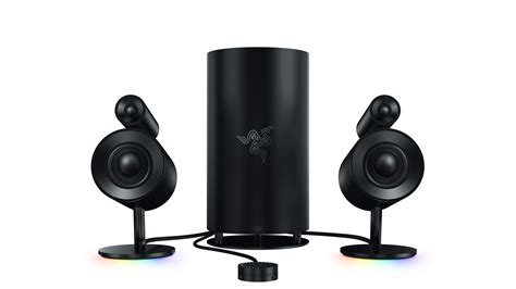 Ces Razer Unveil Chroma Lit Nommo Gaming Speakers Kitguru