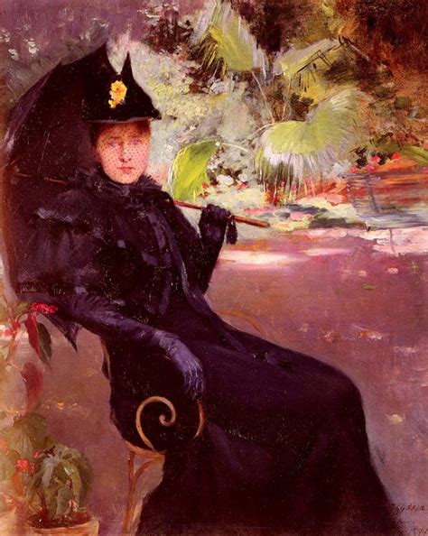 In The Garden Claude Firmin 7 Female Portraits The End Of 19