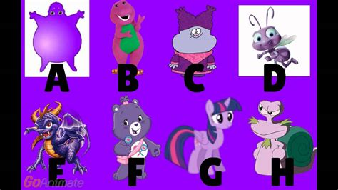 Which Purple Characters Are Better Youtube