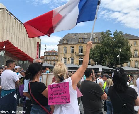 Manifestation Anti Pass Sanitaire à Metz Le Parcours à Respecter