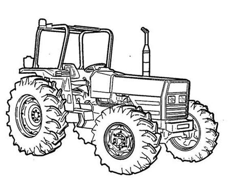 Dessins Et Coloriages Coloriages De Tracteurs En Ligne Imprimer