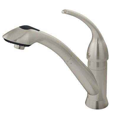 How do you remove a 2 handle moen kitchen faucet? Symmons Vella Single-Handle Pull-Out Sprayer Kitchen ...
