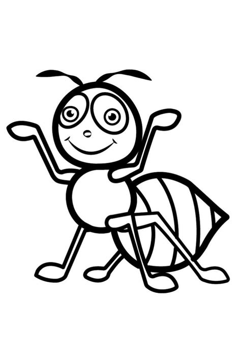 Coloring Pages Ant Coloring Page For Kids