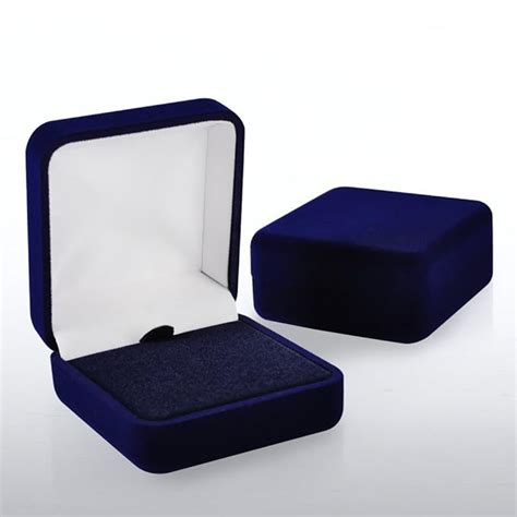 Lapel Pin Presentation Box Blue Jewelry Pins Office