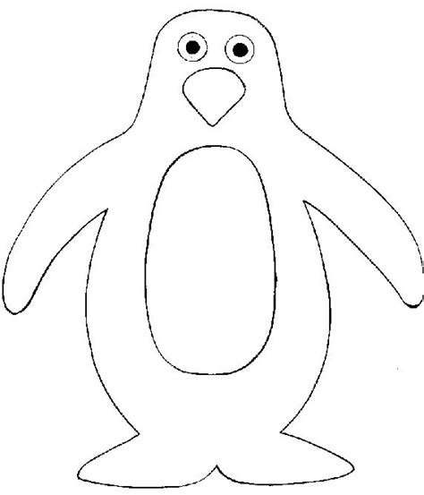 Penguin Shapes To Cut Out
