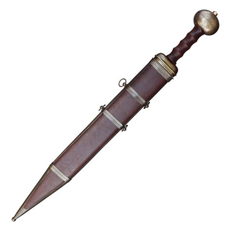 Ancient Roman Legionary Gladius Sword With Scabbard