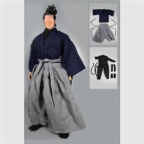 Japanese Traditional Samurai Male Clothing Sets For Man Figure Body Wish Japanese