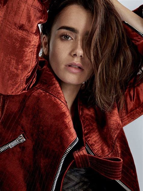 Dujour Magazine October 2016 Cover Story Starring Lily Collins Lily