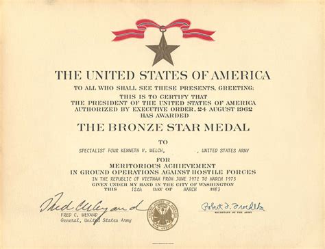 Medals Intended For Army Good Conduct Medal Certificate